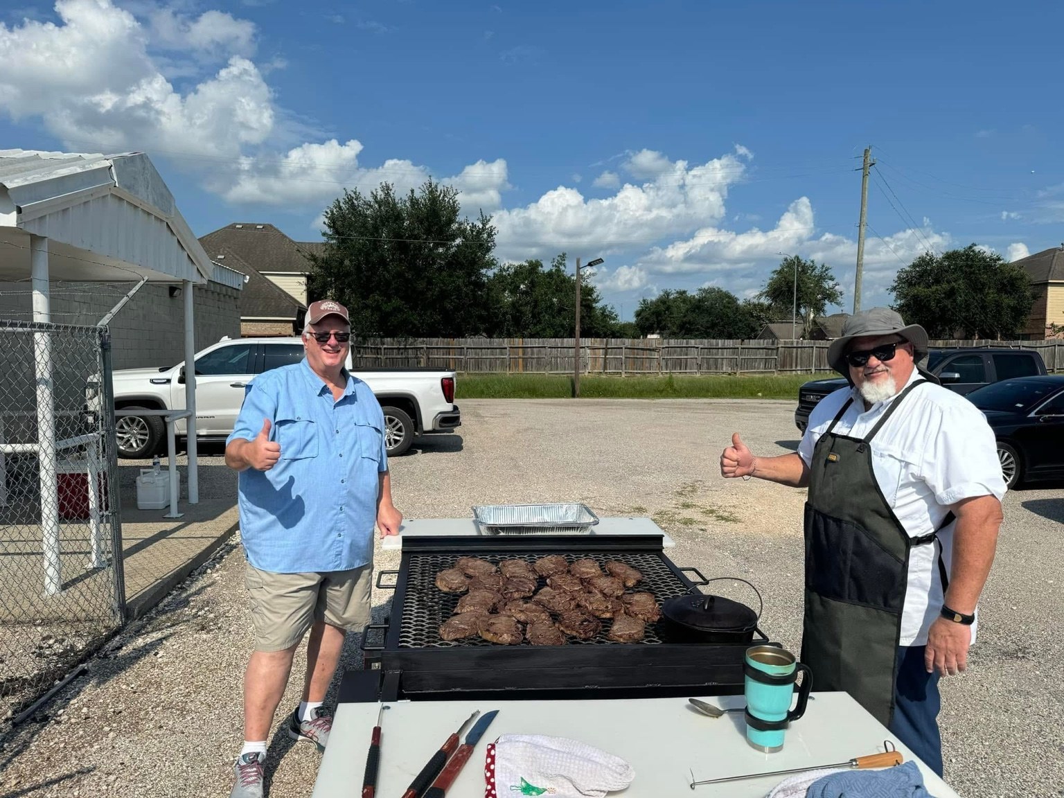 Monday Dinner — the grill team