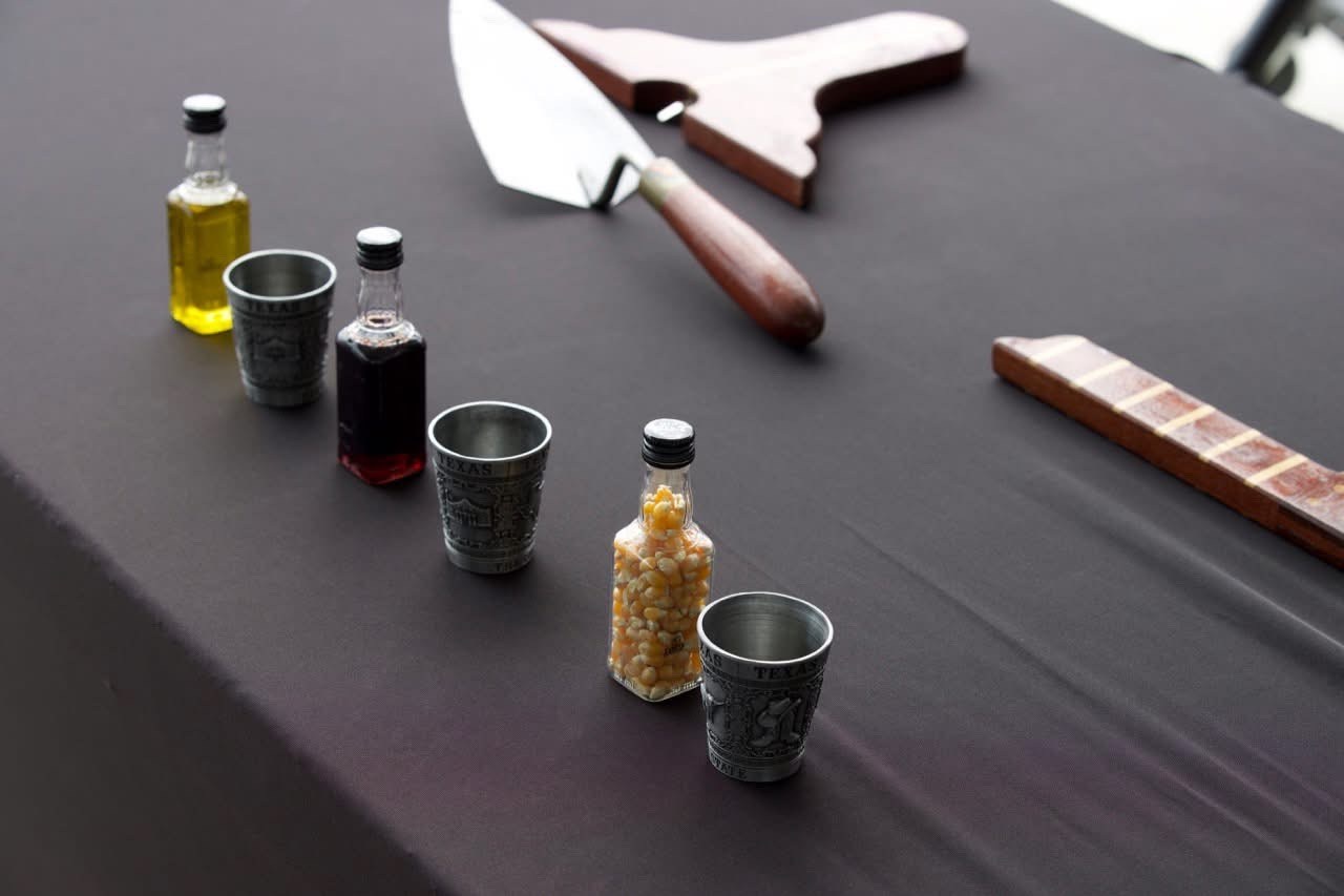 Corn Wine Oil — symbols of plenty